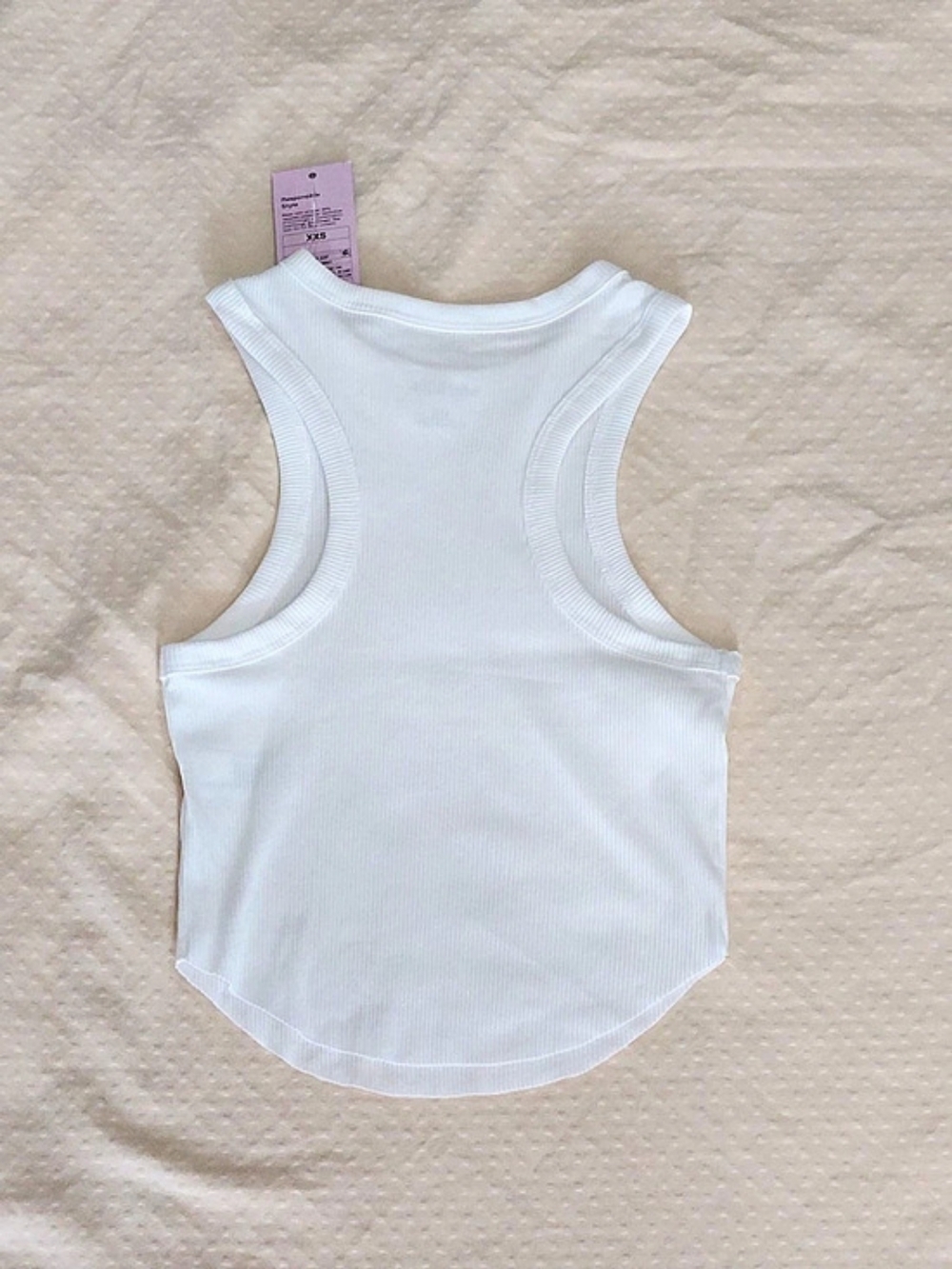 Wild Fable Women's Core Ribbed Tank Top White XXS